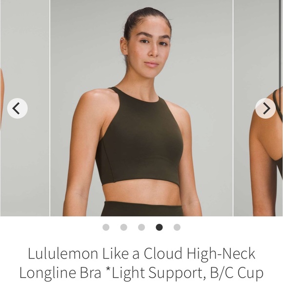lululemon athletica Other - Lululemon Like a Cloud High-Neck Longline Bra
